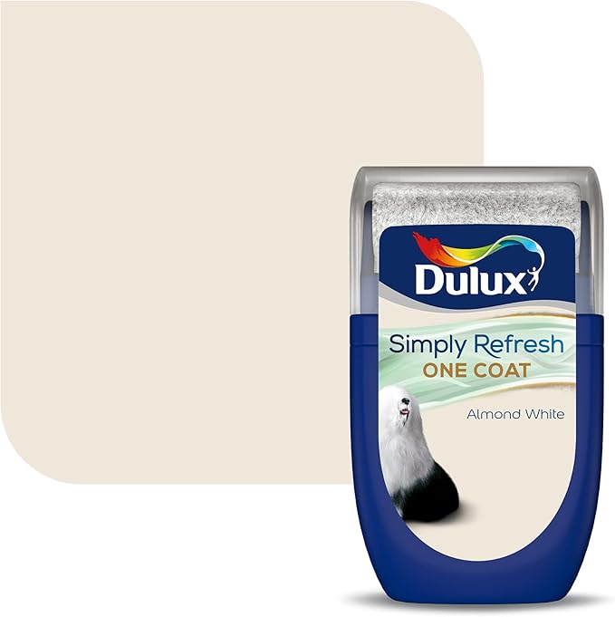 Dulux 5382942 Simply Refresh Tester Paint Almond White 30ML