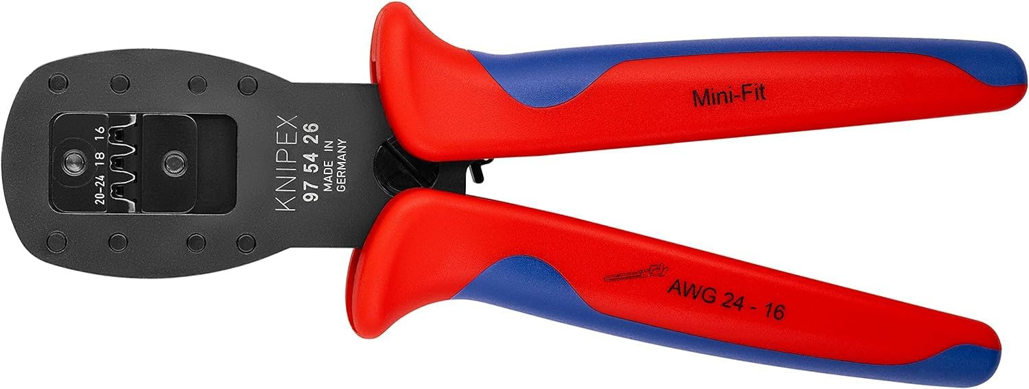 iCrimp IWS-2520M Mini-krimpgereedschap, krimptang met open barrel werkt