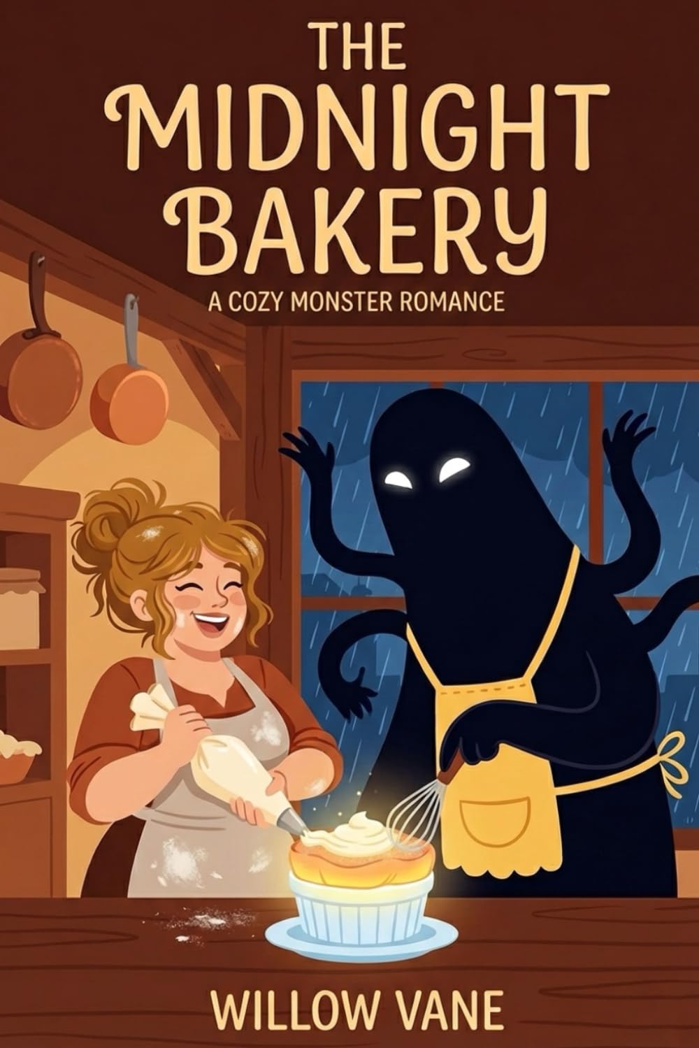 The Midnight Bakery: A Cozy Monster Romance (Hearth & Hollow)