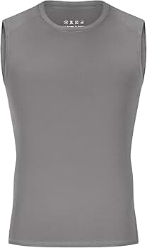 Amazon.com: Anawakia Youth Boys Sleeveless Compression Shirt