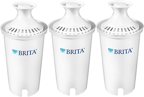 Miniatura 5 de Brita Dispensador de filtro de agua XL para grifo y agua potable con 4 filtros estándar, dura 2 meses cada uno, capacidad de 27 tazas, sin BPA, gris