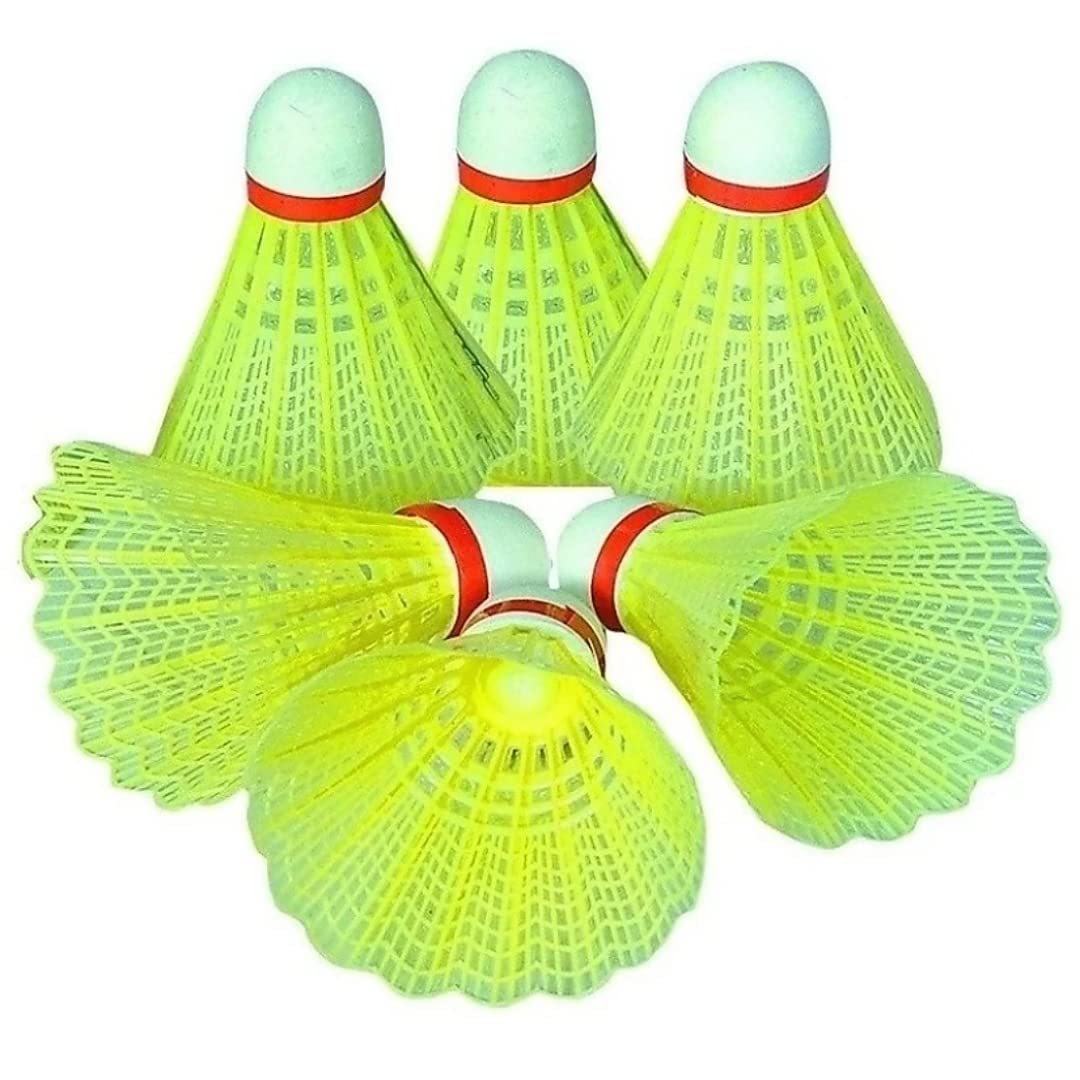 Badminton Shuttle Cork Pack of 10 for Outdoor and Indoor Sports, Badminton Shuttlecocks (Pack of 6, Plastic)-image-48