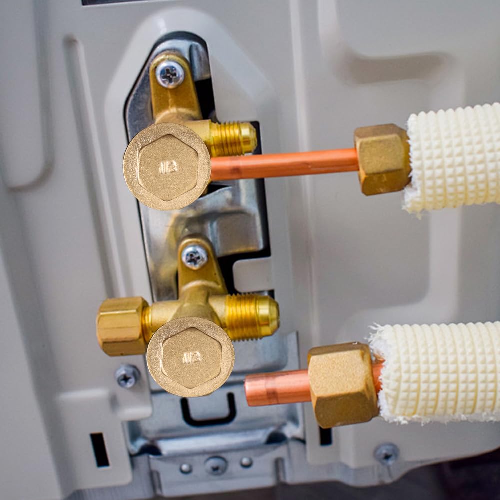 Pack Of 4 Brass Plugs, 1/2 Inch Male Thread Sealing Plug, Brass Plug With Rubber Ring, Blanking Plug Pipe End Cap With Rubber Ring For Pipe - View #10