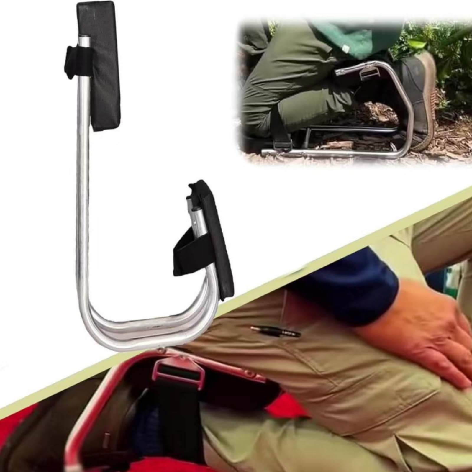 Inginocchiatoio da Giardino Portatile Attrezzo Ergonomico per Orto