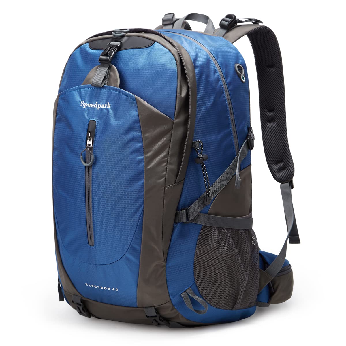 SPEEDPARK Hiking Backpack 40L Waterproof Hiking Daypack with Rain Cover, Outdoor Trekking Travel Backpacks for Men Women