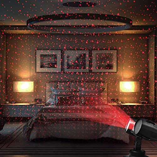Young Master Christmas Projector Lights Outdoor Indoor, 3D Dynamic Rotating Snowflake Light With Remote Control & Timer,3-In-1 Red And Green Projector Laser Lamp Light For Holiday Gift Wall Decoration #TOP3