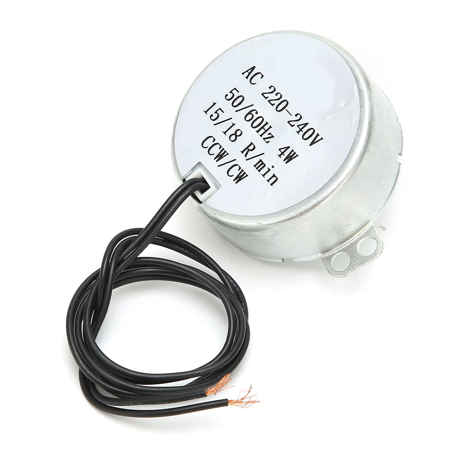 2 Pezzi Motore Sincrono AC W/direzione CW 220-240 V 15-18 Giri/min 4 W Parti Elettriche Trans per Ry con Energia Elettrica Efficiente