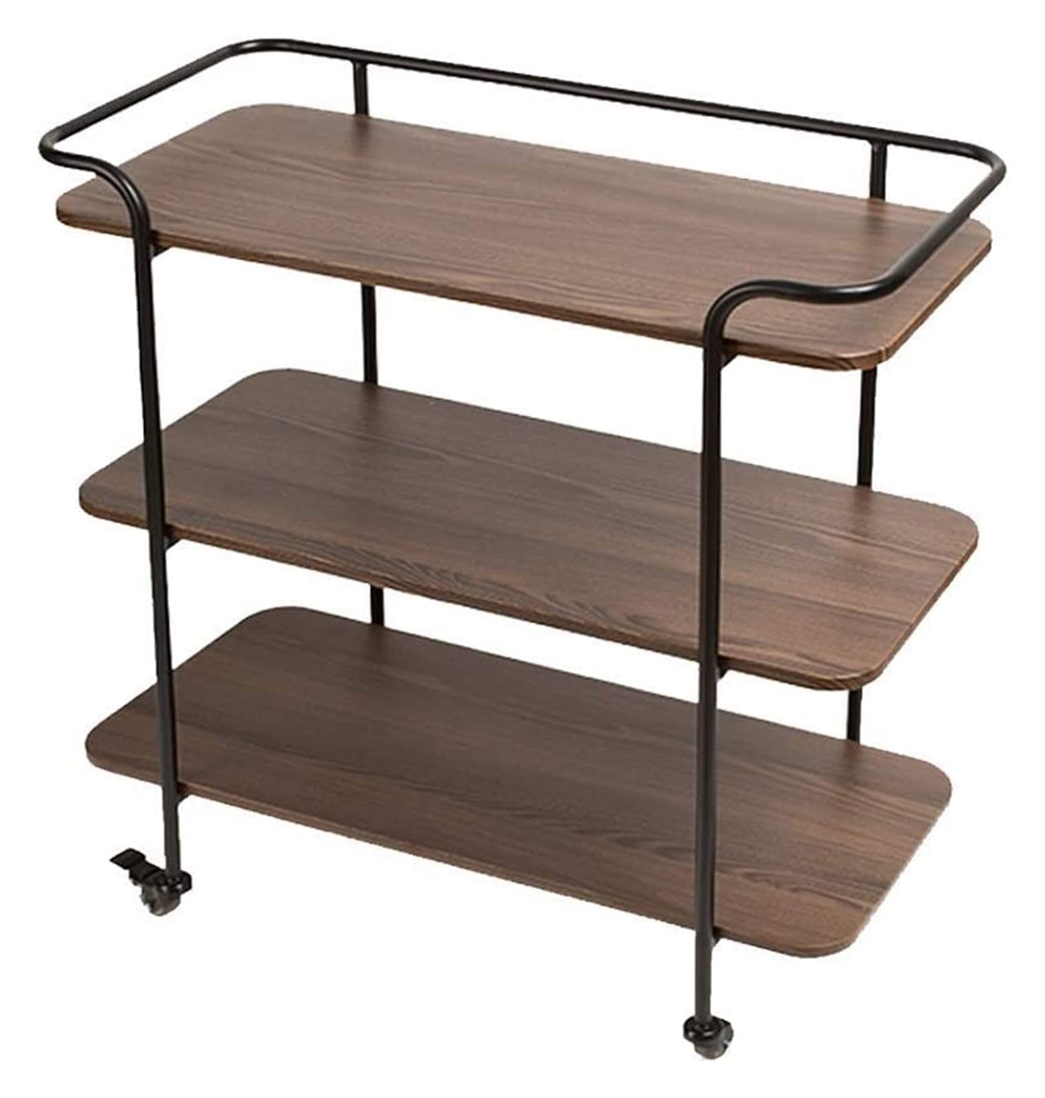 MFRELMNZG 3 Tier Wine Cart for Home Kitchen and Hotel Serving Beauty Trolley with Universal Castors and Drinks Cabinet