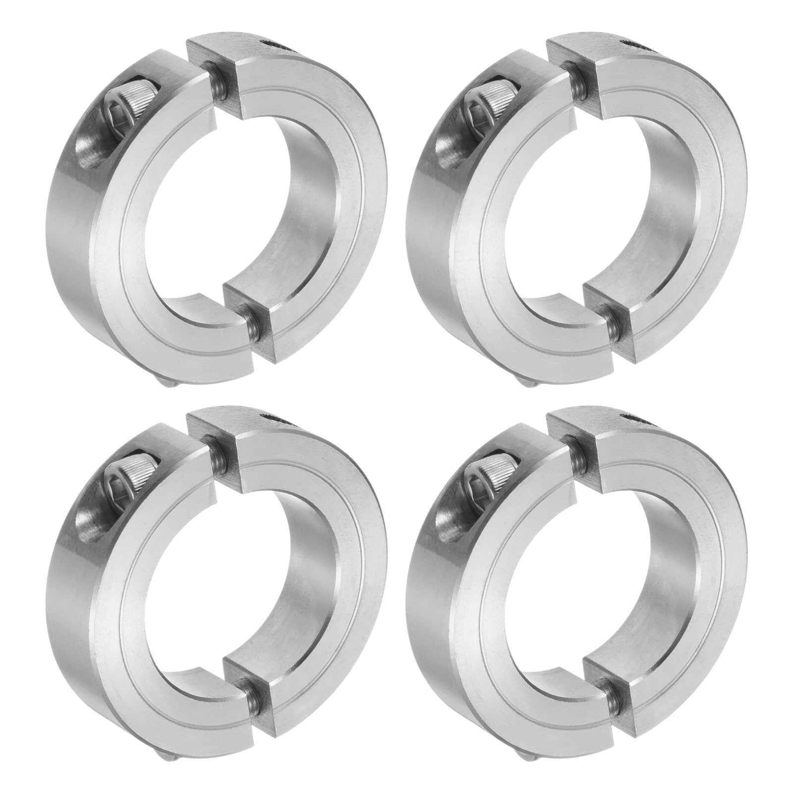 QUARKZMAN 4pz Collare a Doppia Fessura Albero con Morsetto Foro 1-5/8"