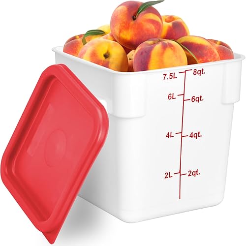 CUSINIUM Contenedor de almacenamiento de alimentos de 8qt con tapa