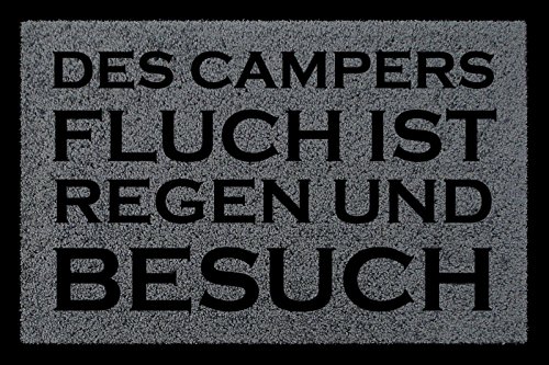 Loussiesd Camper antislip badmat geweldige camping shaggy absorberende vloermat voor camper camping blauwe microvezel badmatten ademende vintage houten stijl badkamer vloer indoor deurmat 40,6 x 60 cm