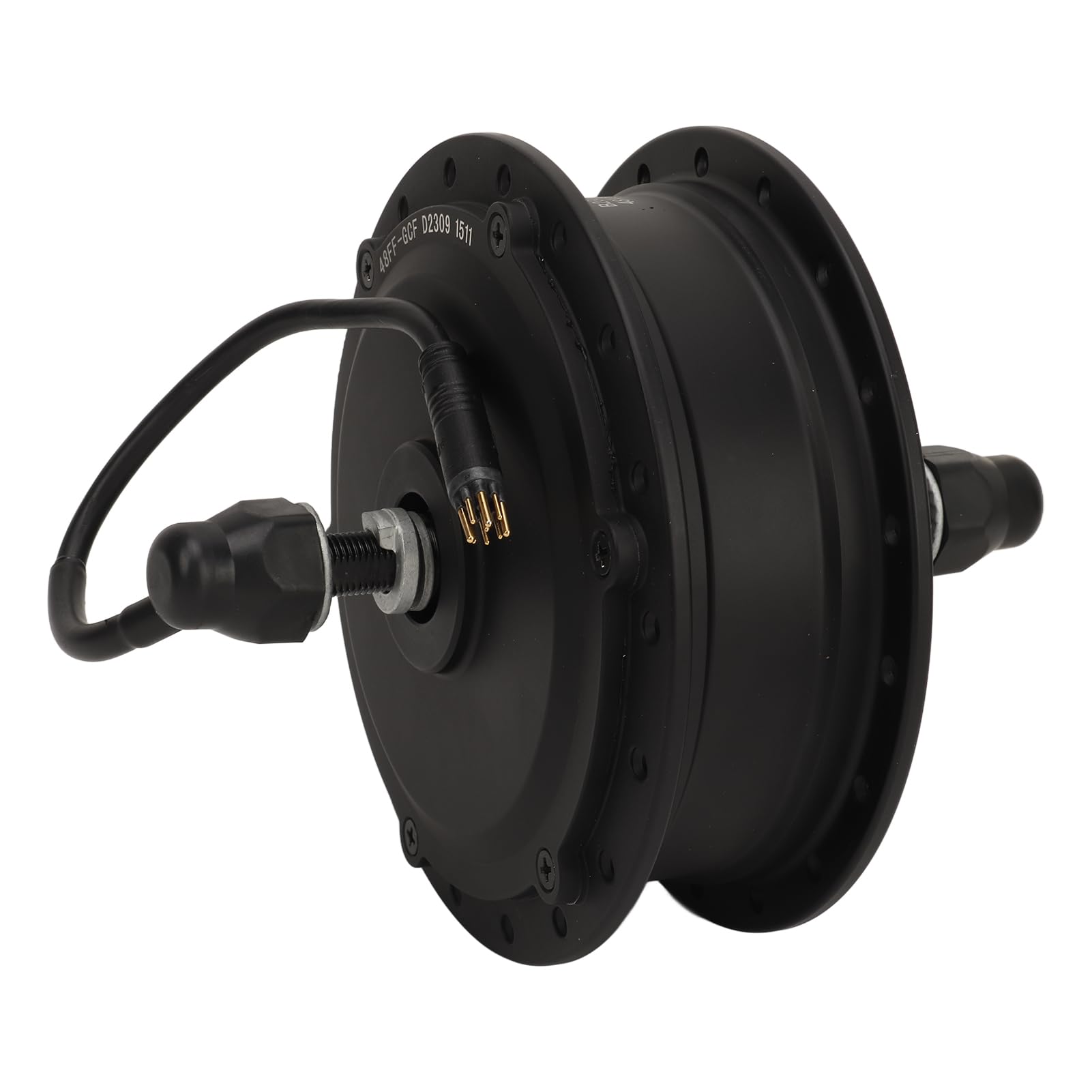 CHICIRIS Motor de Cubo de Bicicleta Eléctrica de 48 V 500 W, Motor de Engranaje sin Escobillas de Rueda Delantera con Llanta de Aleación de Aluminio, para Modificación de Bicicleta