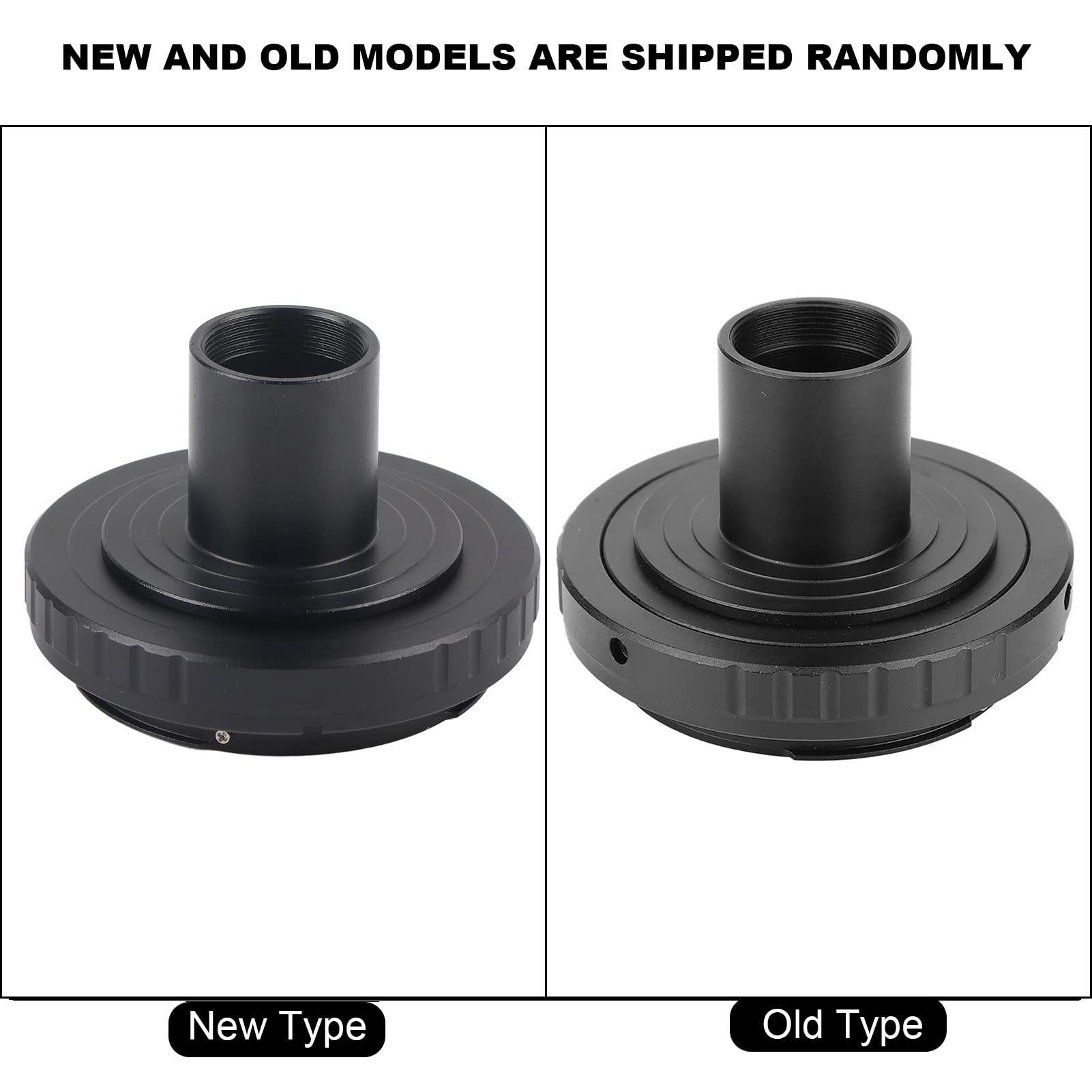 Adaptateur de Microscope T2-EOS avec Filetage M42, Convertisseur pour Oculaire de Microscope à Monture T 23.2mm vers pour Canon Appareil Photo Reflex à Montures EOS
