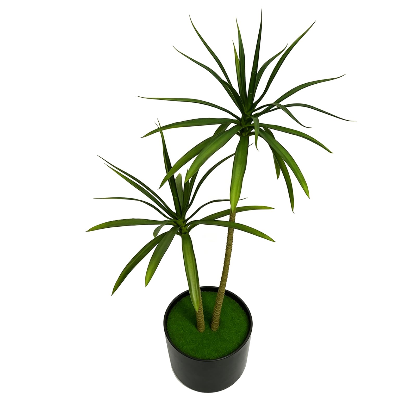 Plante D'agave Artificielle à Pointes dans Un Pot Noir (120 cm)
