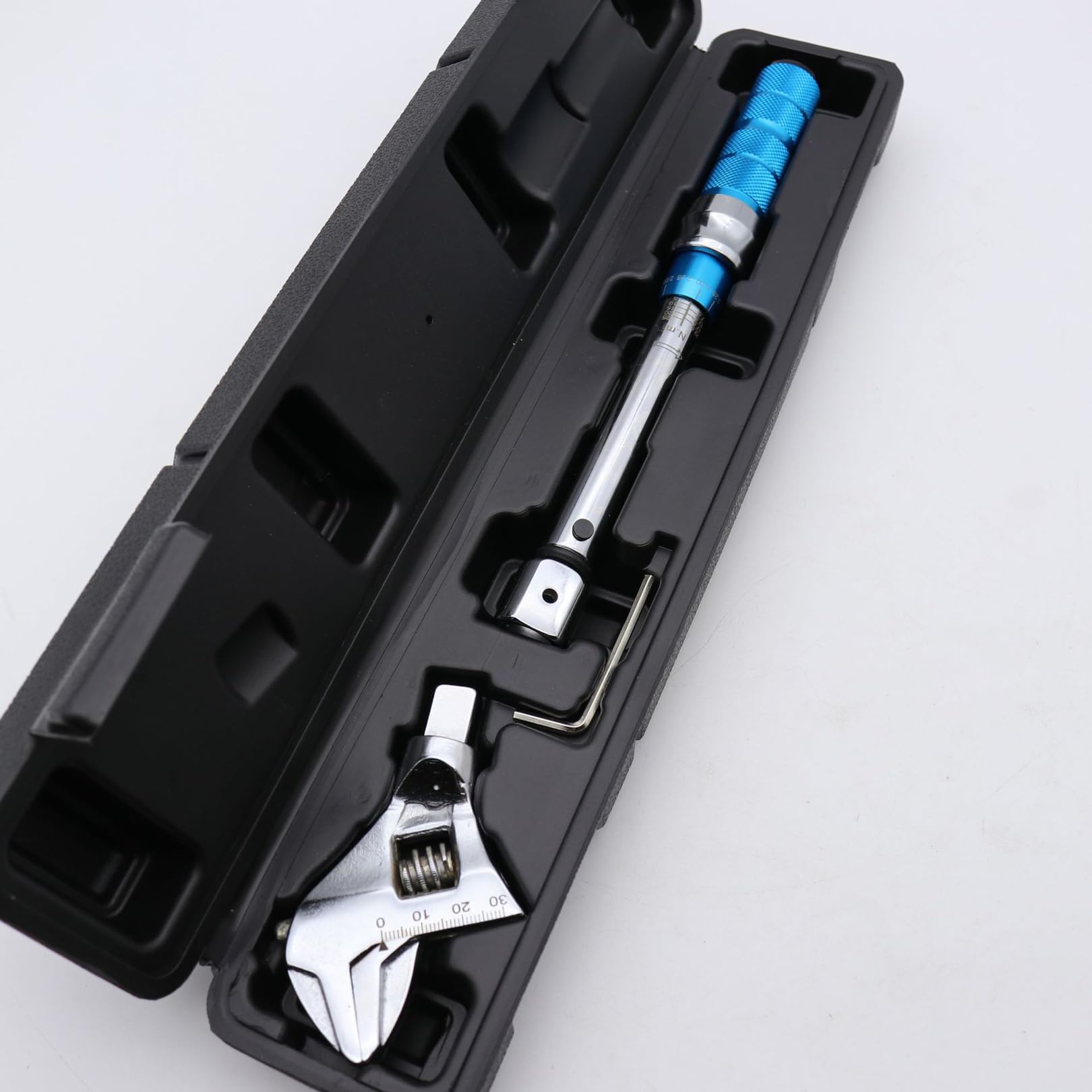 Llave dinamométrica ajustable con caja de herramientas, herramienta de precisión para instalaciones industriales, de refrigeración y HVAC