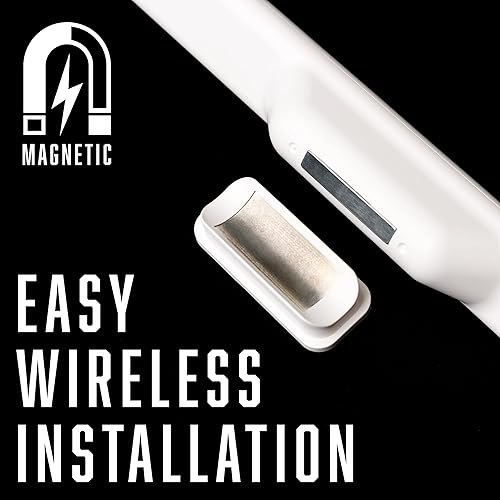 Miniatura 2 de Best Home Fashion kepsuul Estantería y almacenamiento de 4 estantes con barra de luz LED, fácil montaje y modular totalmente personalizable