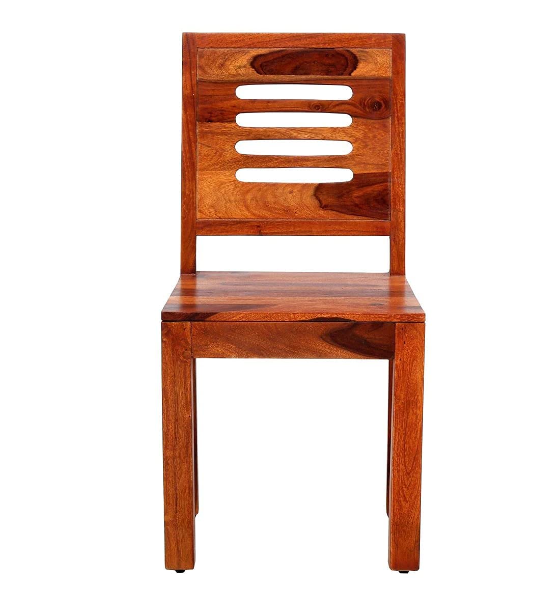 Handicraft Solid Sheesham Wood Dining Chair for Dining Room Home Office Wooden Study Chairs for Students Garden Outdoor Dining Room Furniture_(Honey Finish)-image-46