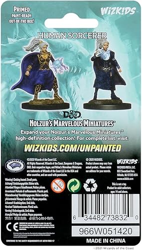 Miniatura 2 de Nolzur's Marvelous Miniatures WizKids - Hechicero humano femenino D&D - WZK73832