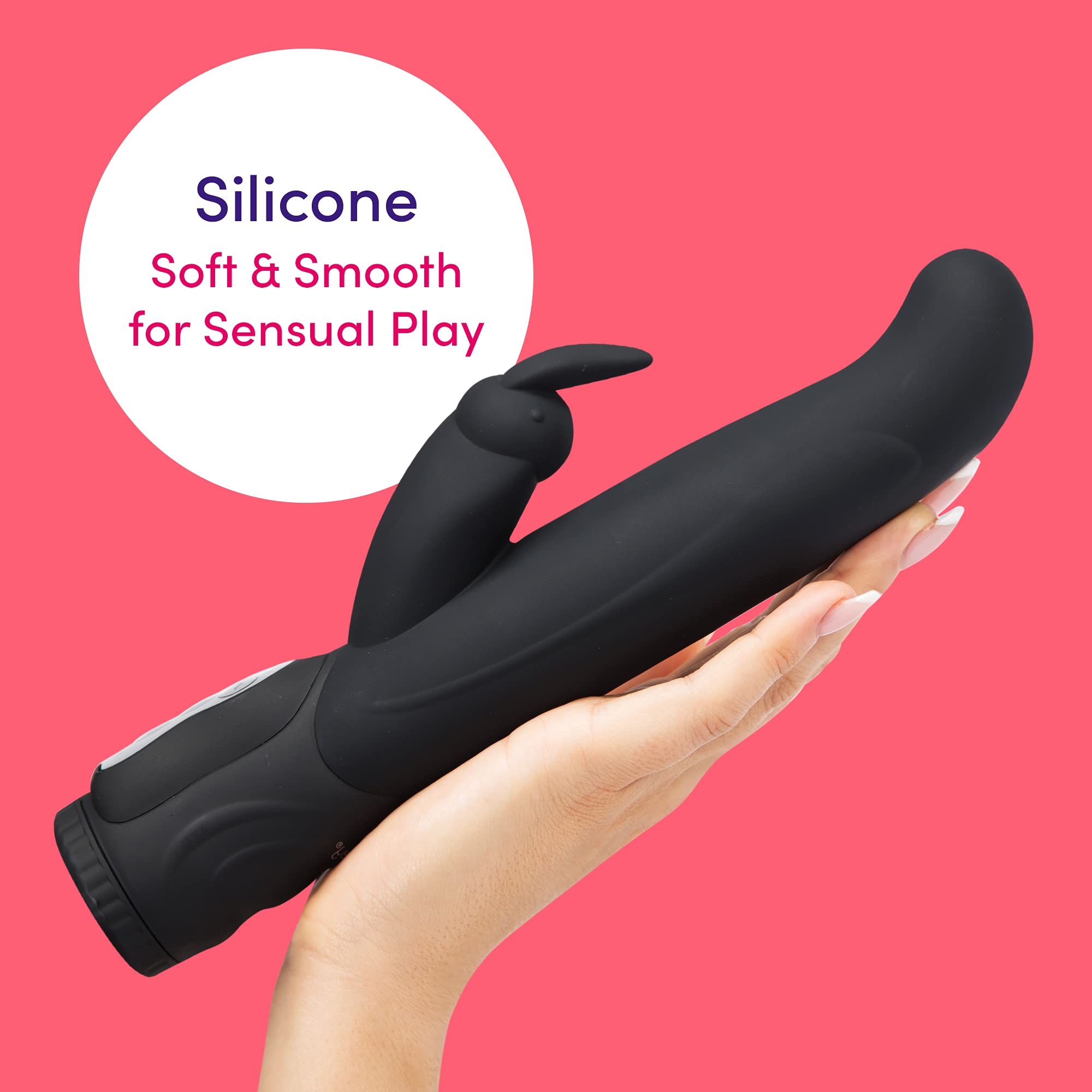 Amazon.com: Lovehoney Power Play Rabbit Vibrator - 5.5 Inch Curved G Spot  Vibrator for Women - 7 Patterns & 3 Speeds - Silicone Dual Stimulation  Adult Sex Toy - Waterproof - Black : Health & Household