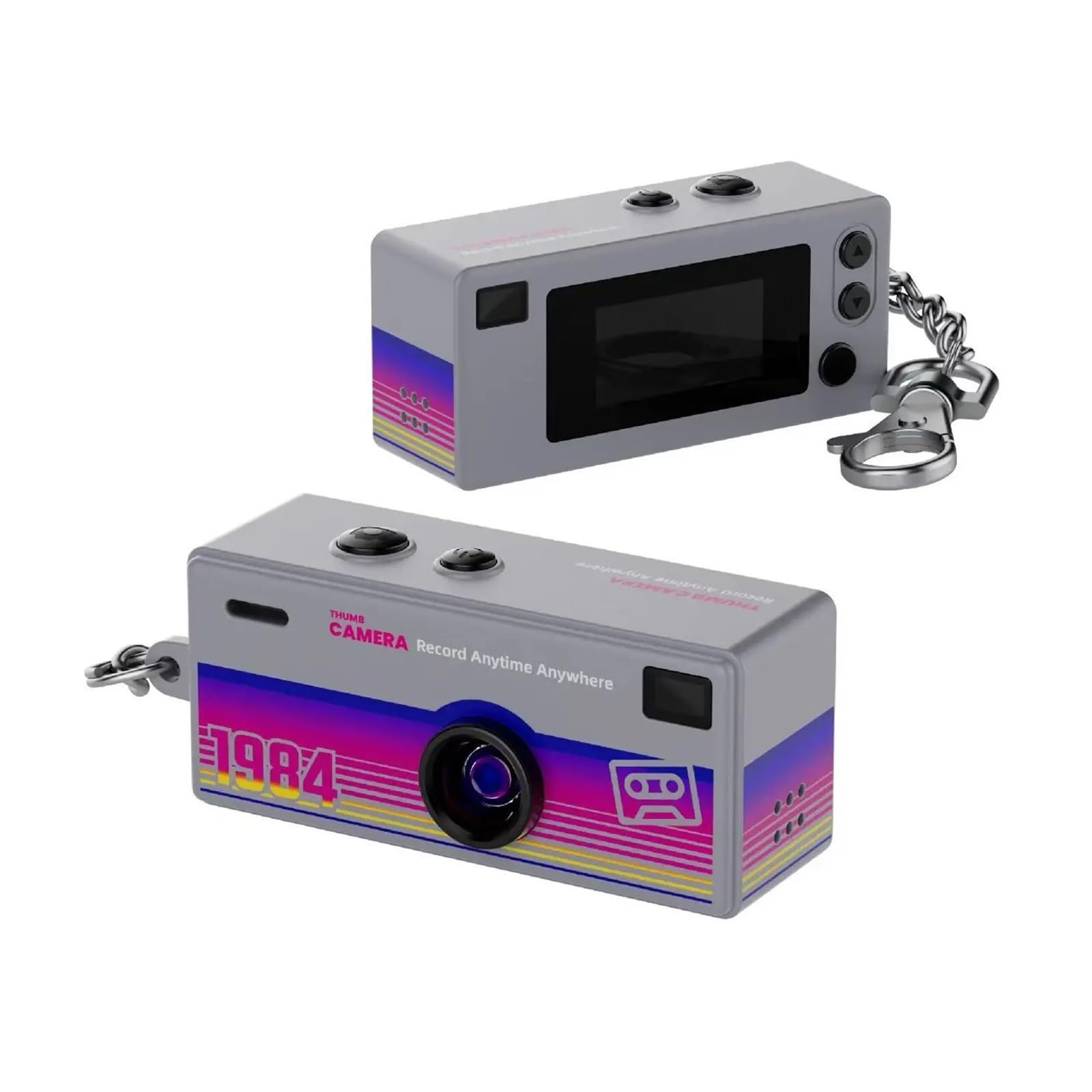 720P/1080P Retro Thumb Keychain Mini Action Camera, 0.96 Inch Screen Portable Video Camcorder Support Memory Card Recorder-picture-23