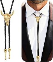 Adramata Cravate Western Western Cowboy Bolo Vintage Pour Homme Cravate Halloween Costume Accessoires pour Hommes Femmes