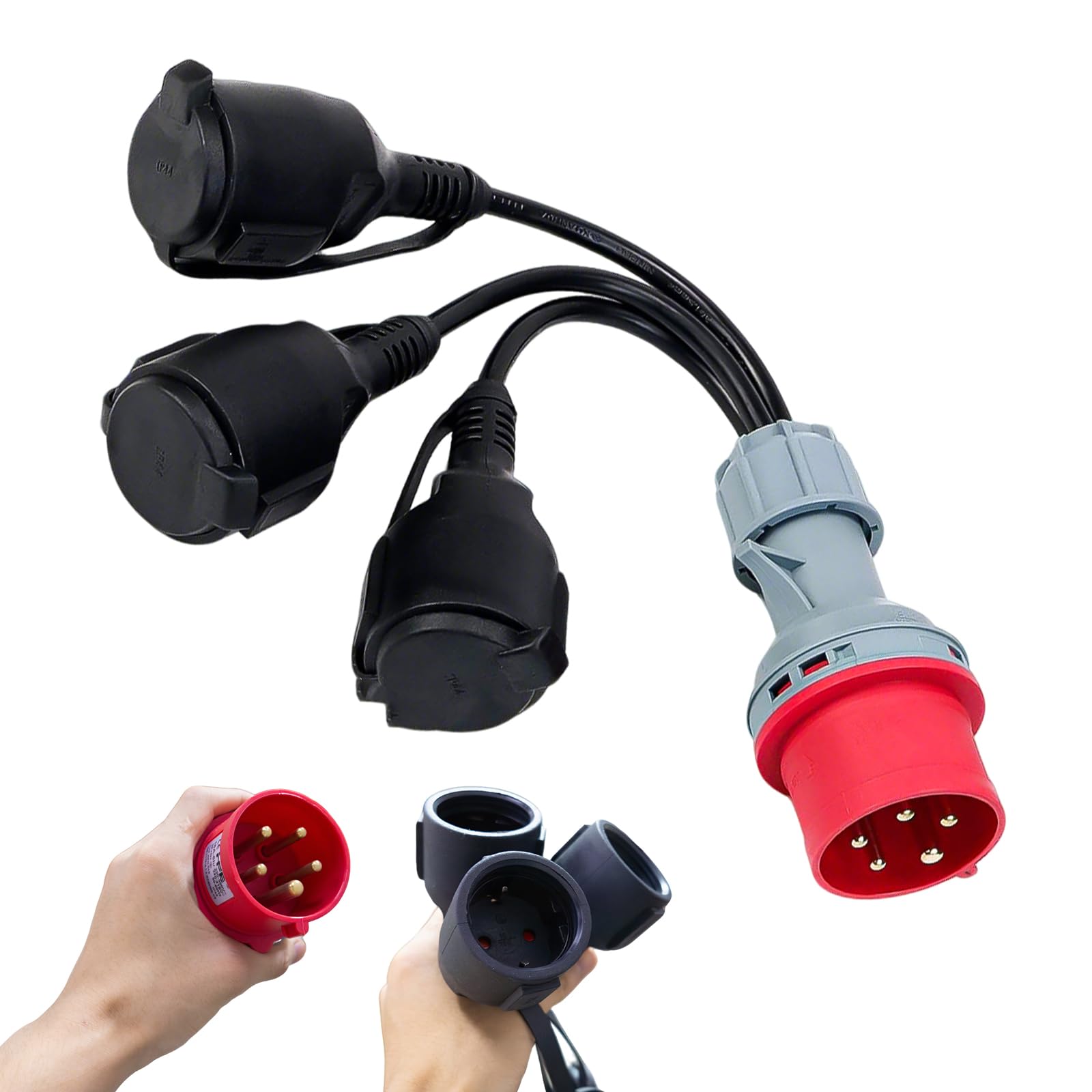 CEE Adapter 16A 400V - Starkstrom Verteiler Für Camping & Industrie