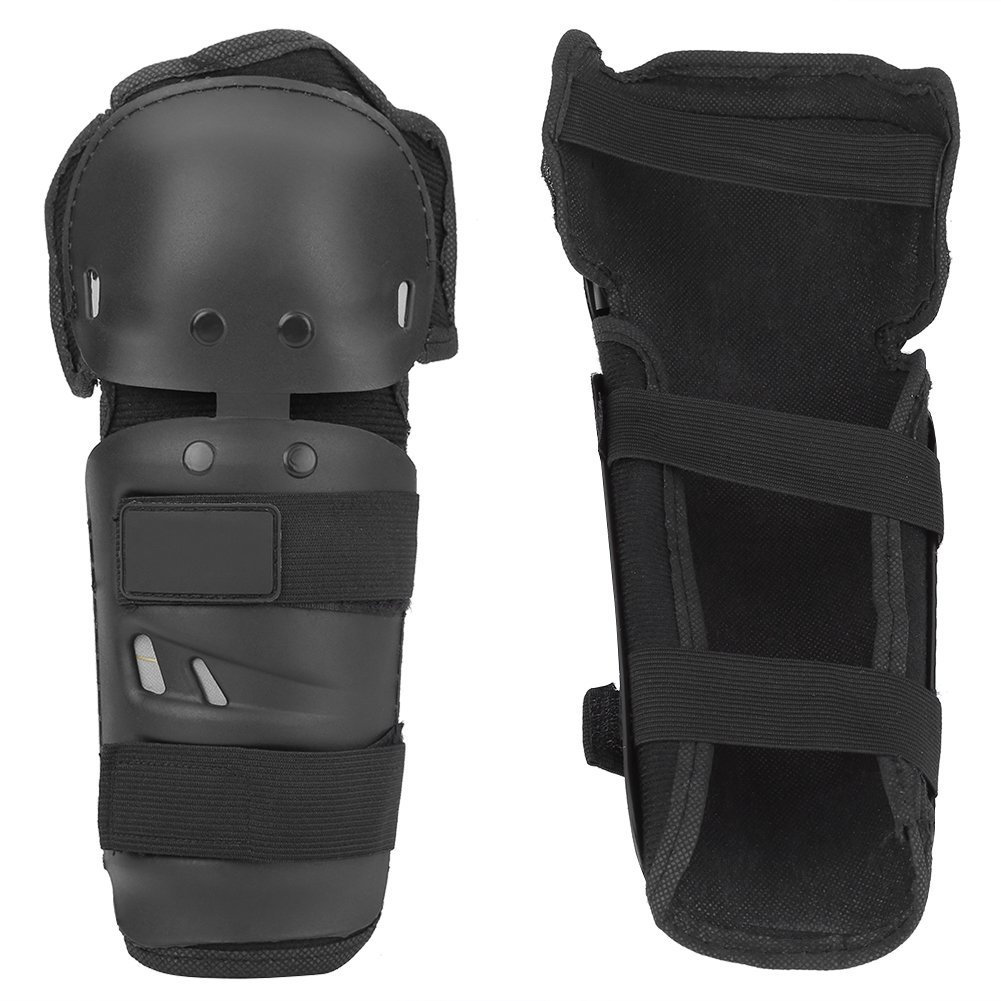 4 StÜcke MTB Knieschoner Ellenbogenschoner Set, Verstellbare Motorrad MTB Protektoren Knieschützer Motorrad Knieprotektoren Kniewärmer MTB Ellenbogen Protektor, Ellenbogen Knieschützer S