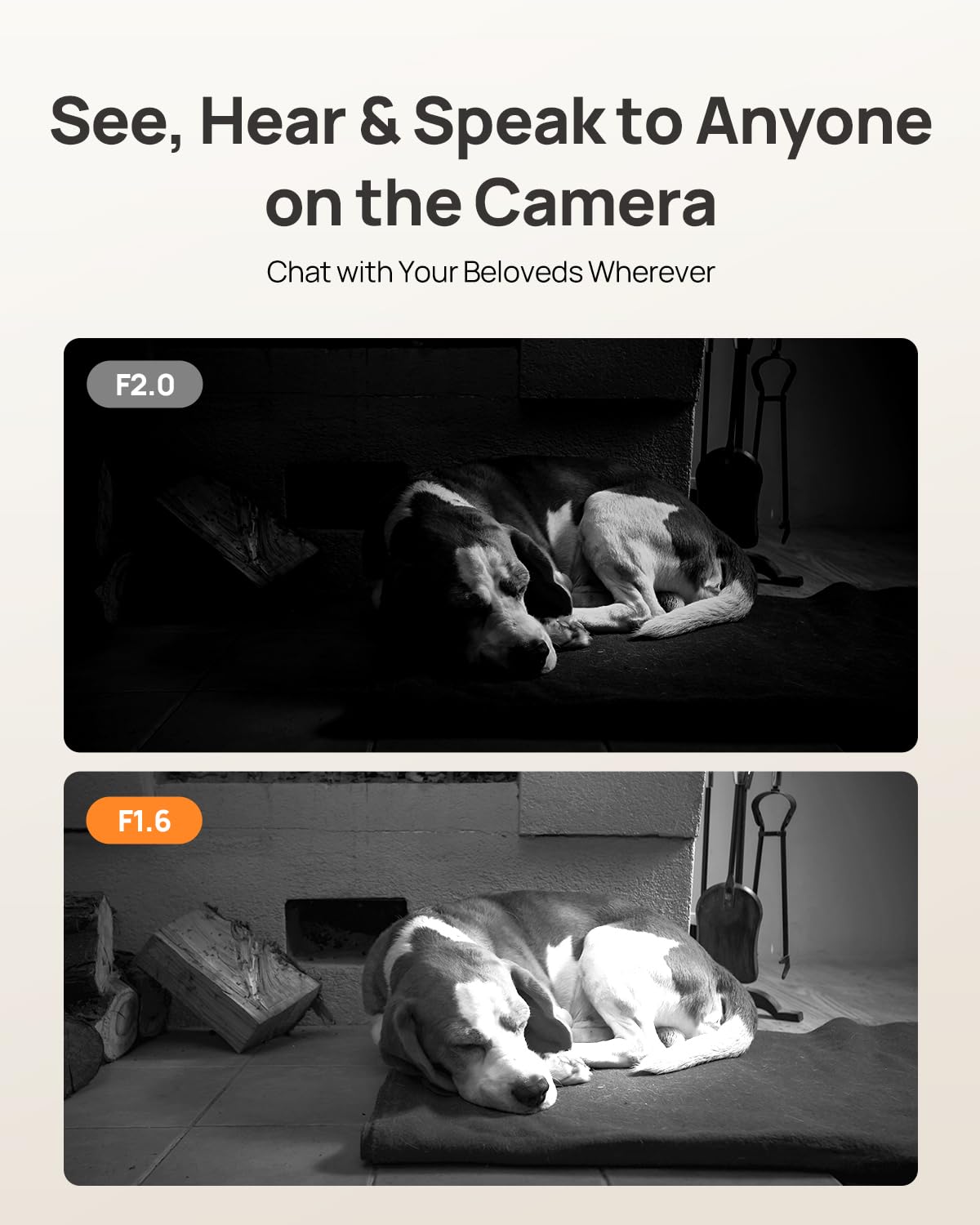 Anona Cámara 4K UHD para interiores con tarjeta SD de 64 GB, cámara de seguridad para mascotas/perros/bebés con aplicación de teléfono, giro panorámico de 360°, Wi-Fi 6 de 2.4G/5G, seguimiento