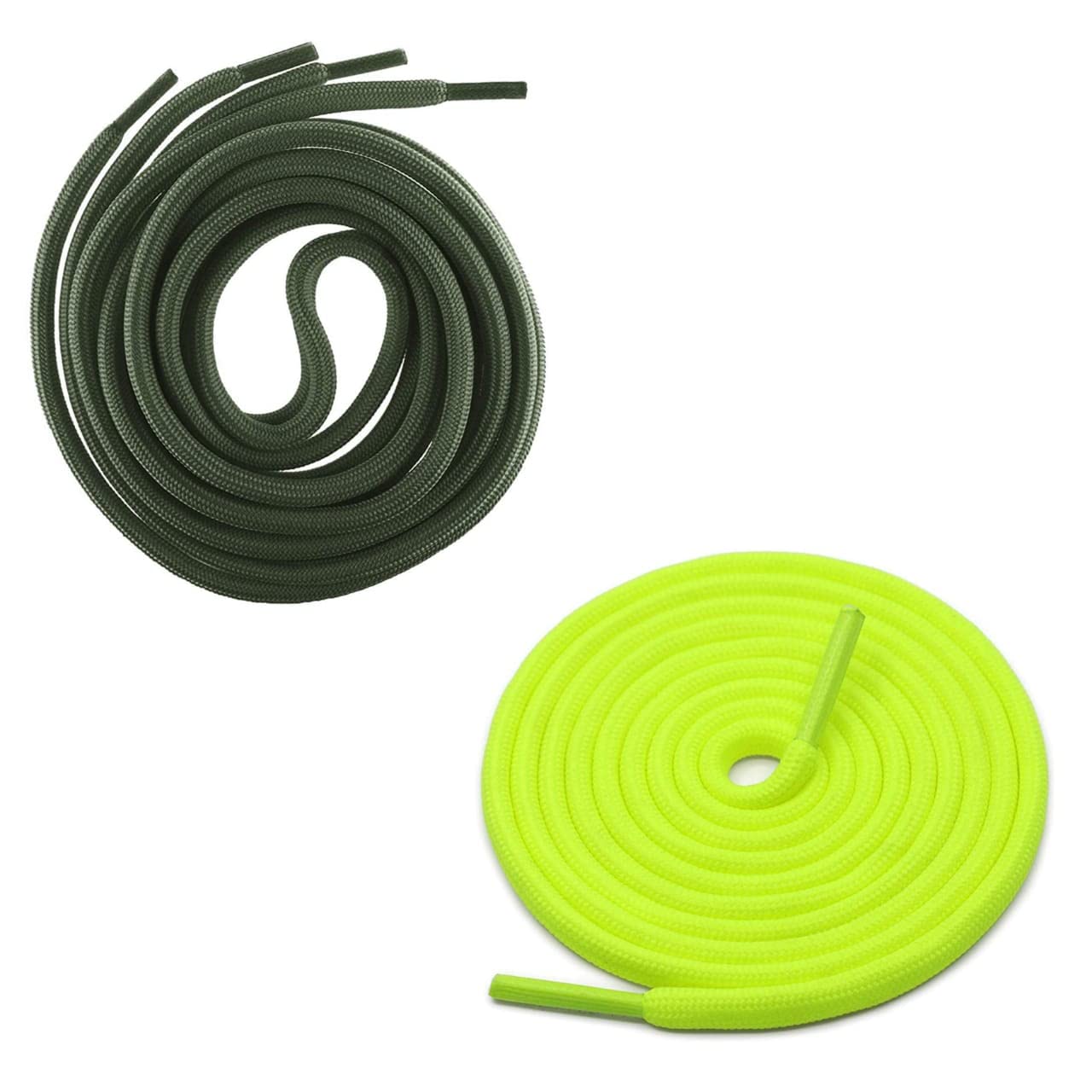 GRAH SANGRAH® Unisex Shoes laces for Sport, Running Casual Gym Shoelaces (1 Pair per single color) (120 Cm, 2 Pairs, Army Green-Fluorescent) (B0CWPD52D6) Amazon Price History, Amazon Price Tracker