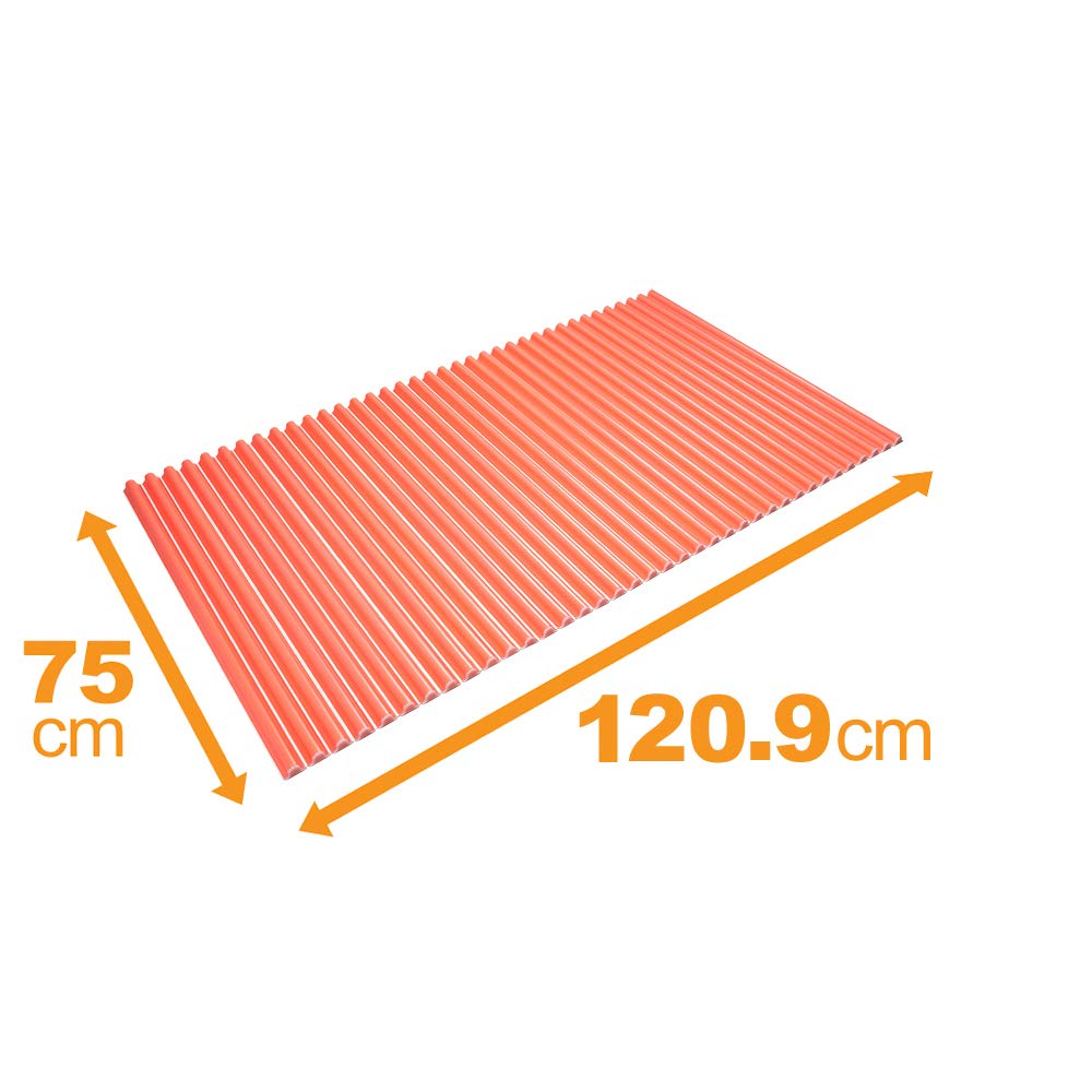 Amazon｜東プレ シャッター式風呂ふた 波型 カラーウェーブ 75×120cm  