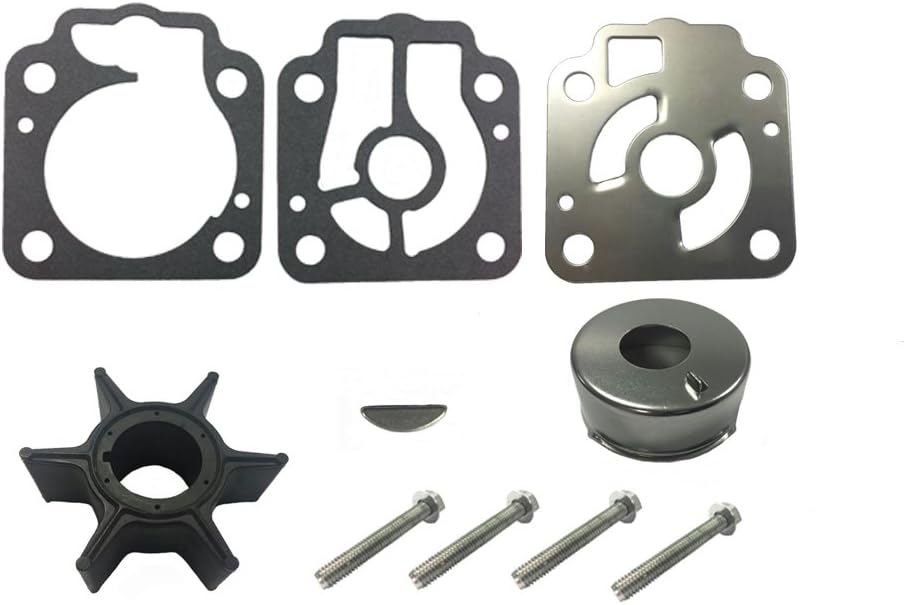 Full Power Plus Nissan Tohatsu Water Pump Impeller Kit Replacement for 40HP 50HP TLDI 3T5-87322-3 2 Stroke 4 Stroke