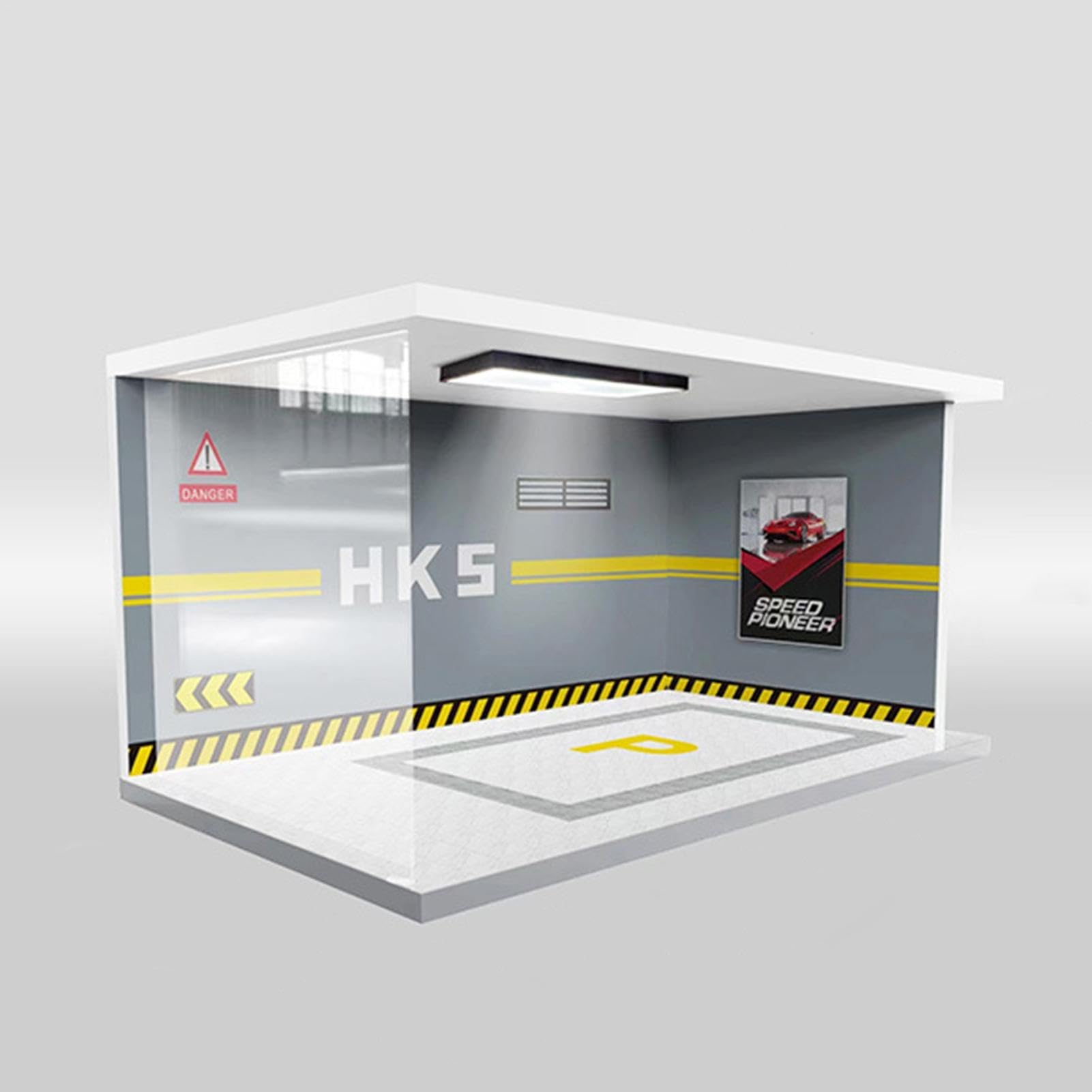 Amazon.co.jp: Car Garage Display Cabinet - Toy Car Display Cabinet