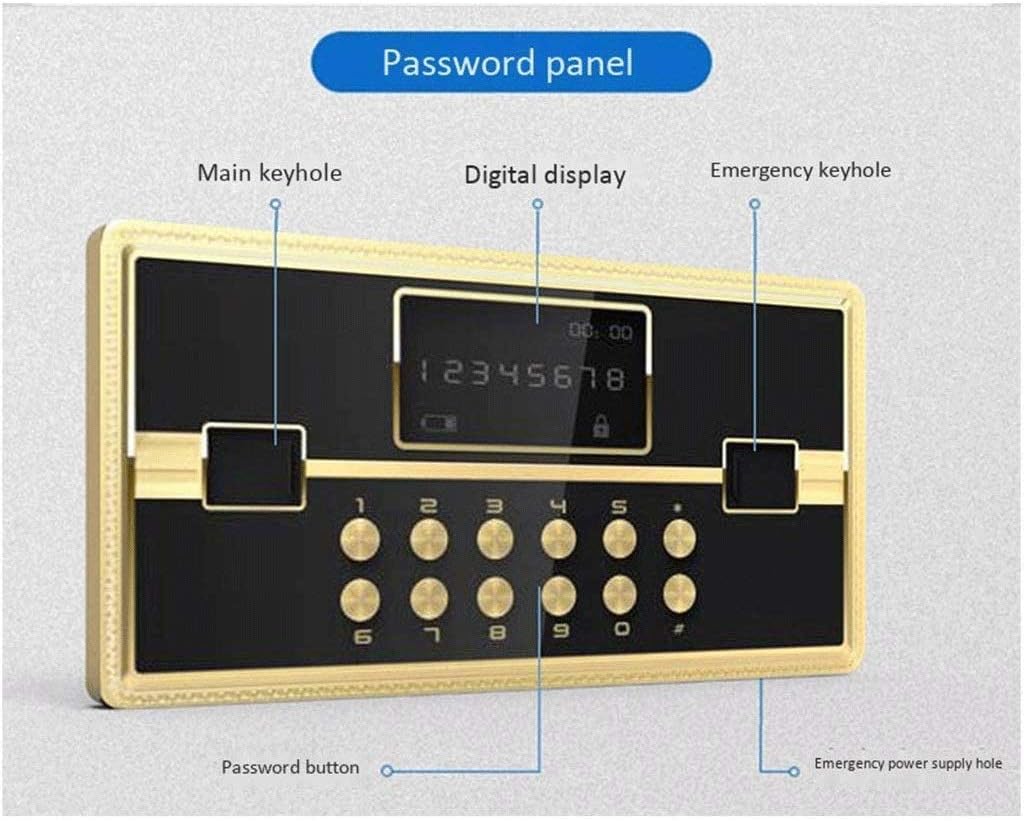 Large Electronic Digital Safe, Jewelry Home Security-Imitation Lock and