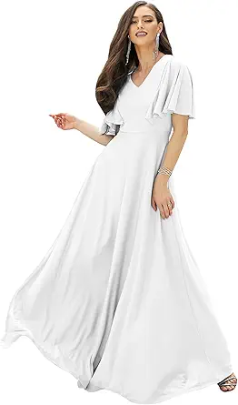 KOH KOH Womens Long Elegant Bridesmaid Evening Cocktail Modest Maxi Dress