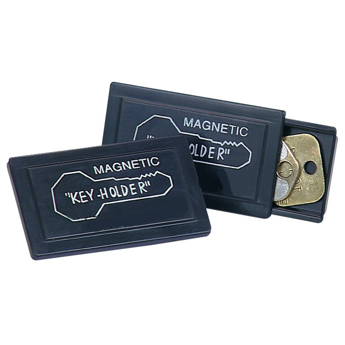 Magnetic Key Holder Set of Two Hide a Key in Car Garage Home