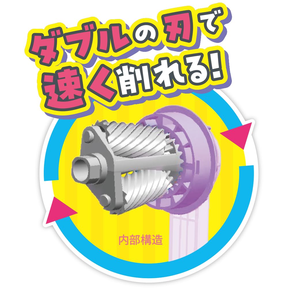 Amazon.co.jp: デビカ 鉛筆削り 手動えんぴつけずり ダブルスピード