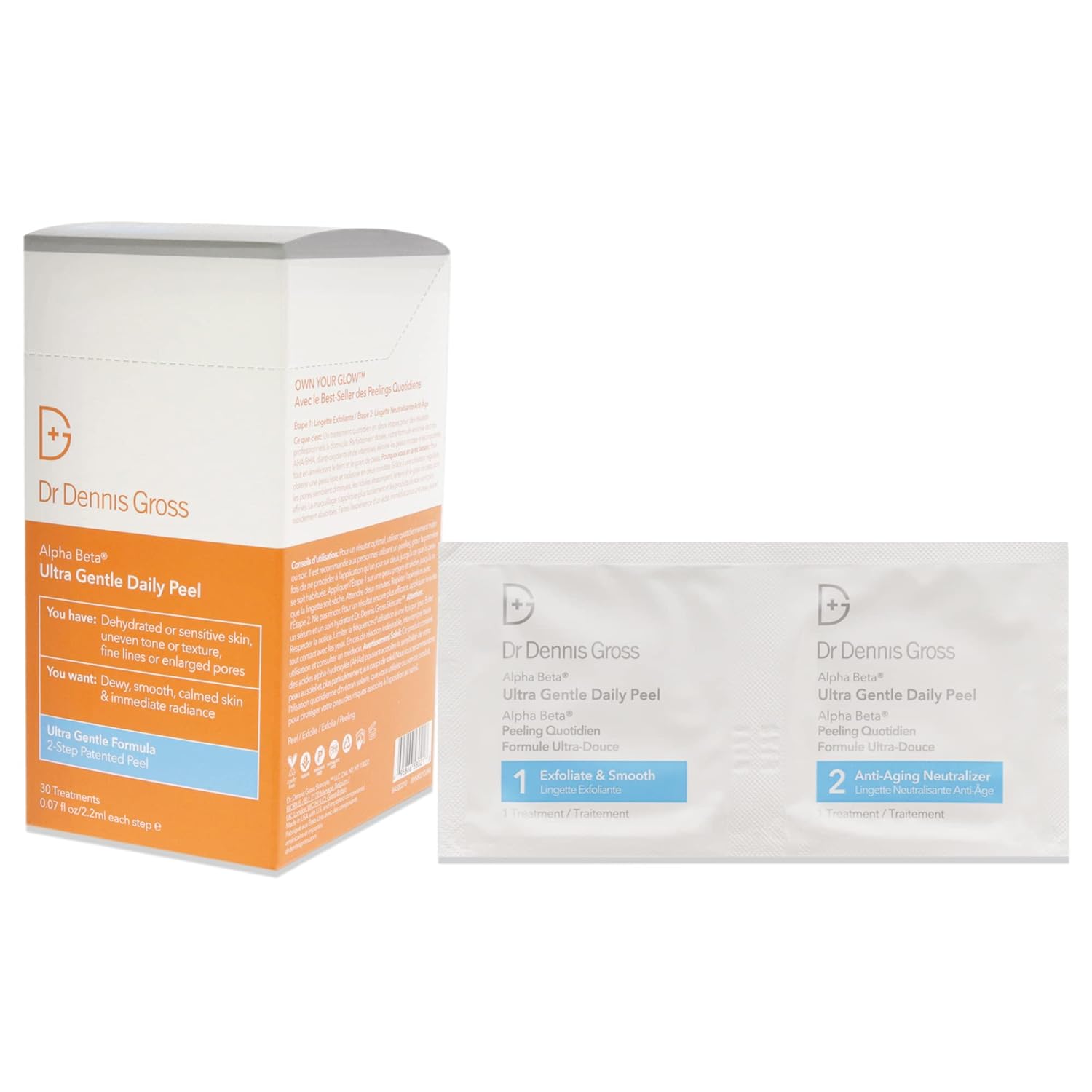 Dr. Dennis Gross Alpha Beta Peel Ultra Gentle Daily Peel Unisex Pads 5 Count (Pack of 1) - Image 4