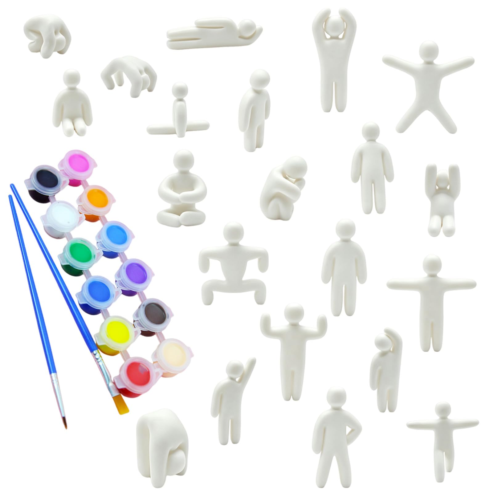Game Set, 25-Piece 3d Printed Chameleon Figures With 12 Acrylic Paints, Creative Custom Painting Projects, Family Hide-And-Seek Activities, Diy Art For Teenagers And Collectors