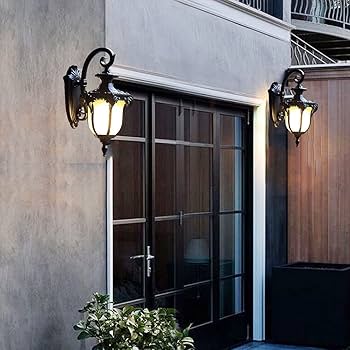 Amazon.co.jp : 照明 玄関灯 屋外 ライト ポーチライト 外灯