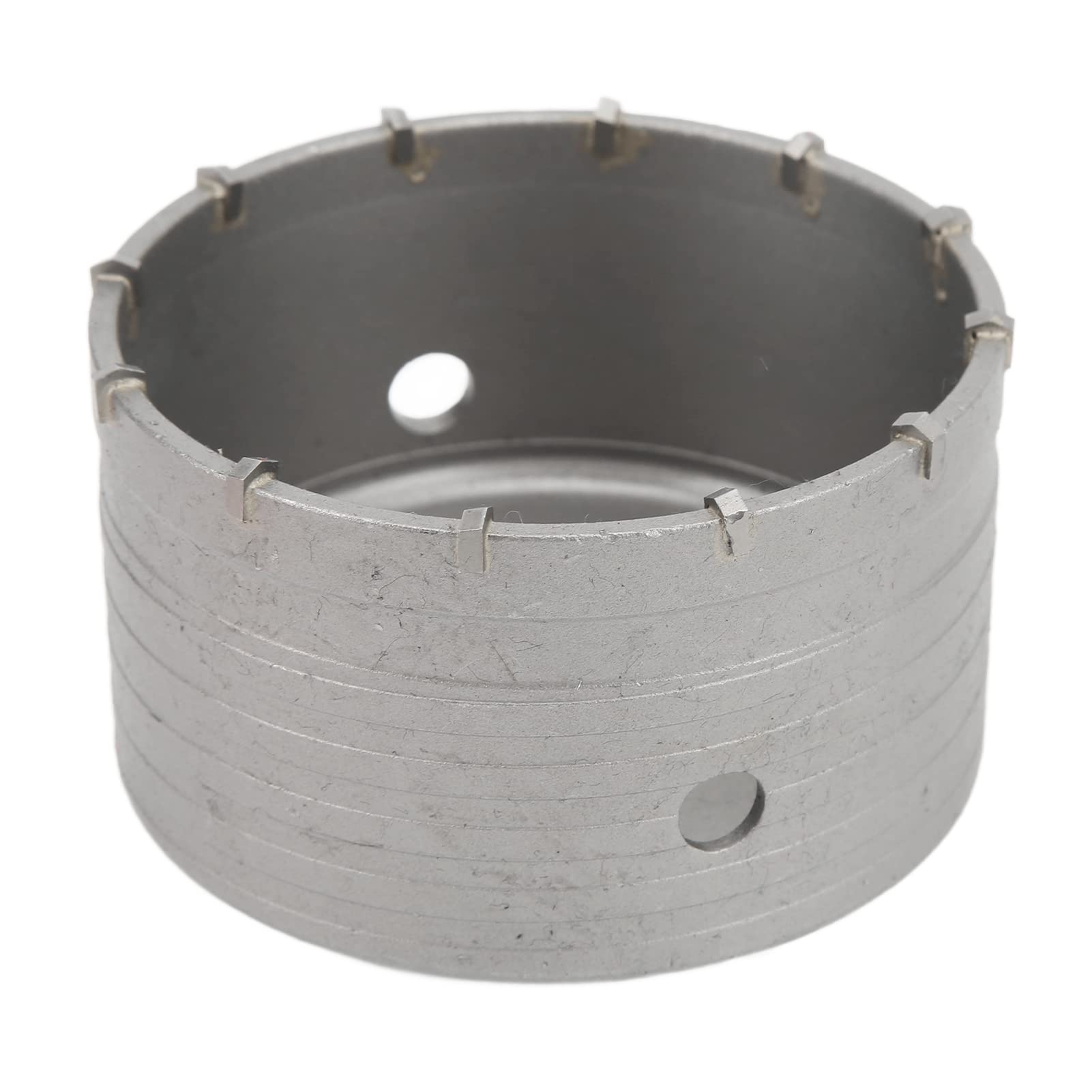 Thin Wall Core Bit, High Hardness Tipped Core Bit, Cemented Carbide Silver Fast Drilling Speed Incisive Tipped Core Bit for Brick Concrete