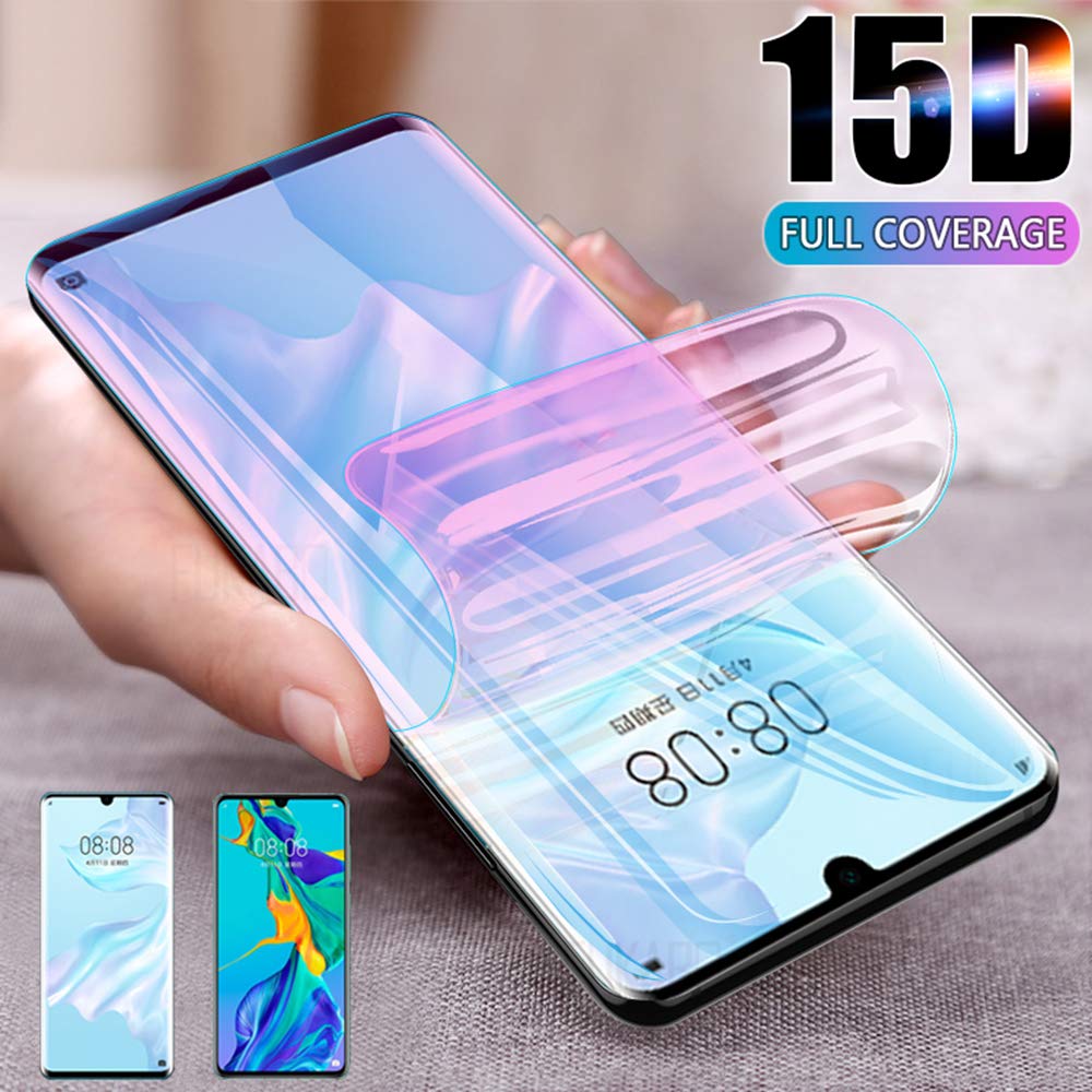LSSJLUH 15D Anti Blue Light Hydrogel Film Screen Protector,For Huawei P30  Pro P20 Lite Mate 20 Lite Pro Nova 3i - Main Image