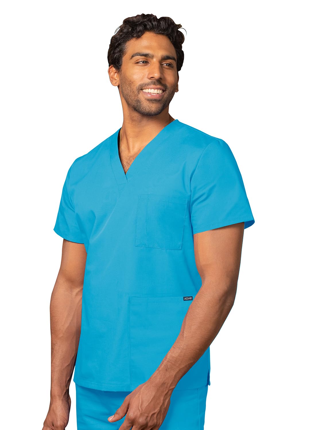 Adar Uniforms Womens 601TRQS Medical Scrubs Shirt, turkusowy (turkusowy), Small-US