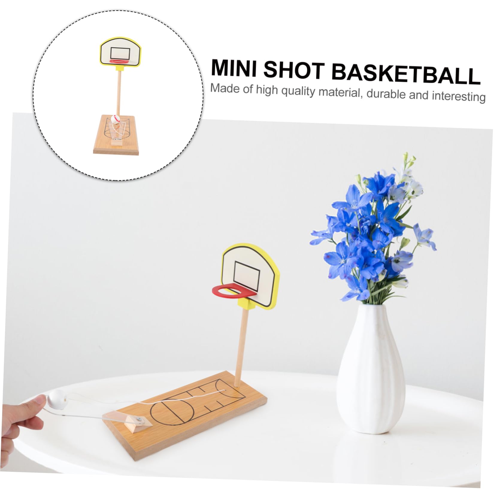 SUPVOX Hoop Boys and Girls Sports Toy Table Basketball Game for Long-Lasting Play