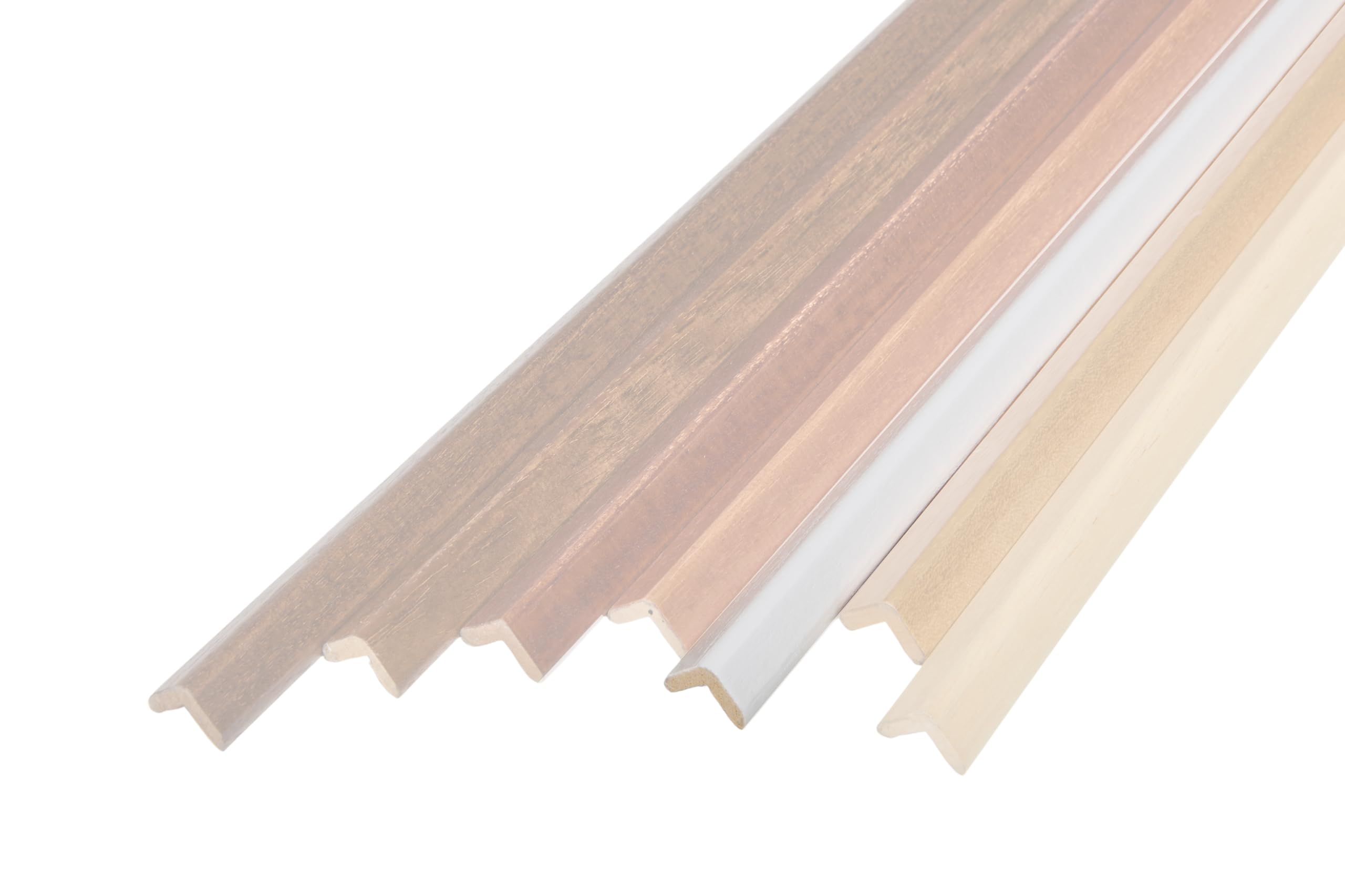 Hobby Legno - Paraspigolo Massello In Legno Laccato Bianco mm. 20X20X3000 (Prezzo Per ml. 12)