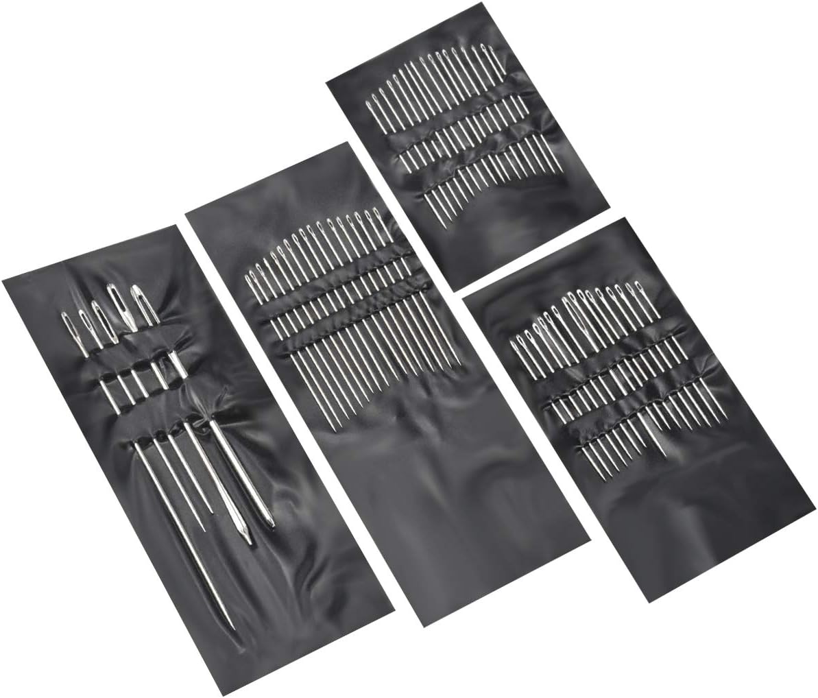 55 Hand Sewing Needles Large Eye Embroidery Needle Darning Needles Metal Needles for Sewing