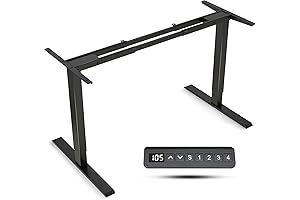 vivo Height Adjustable Electric Standing Desk Frame - Heavy Duty and Sturdy...