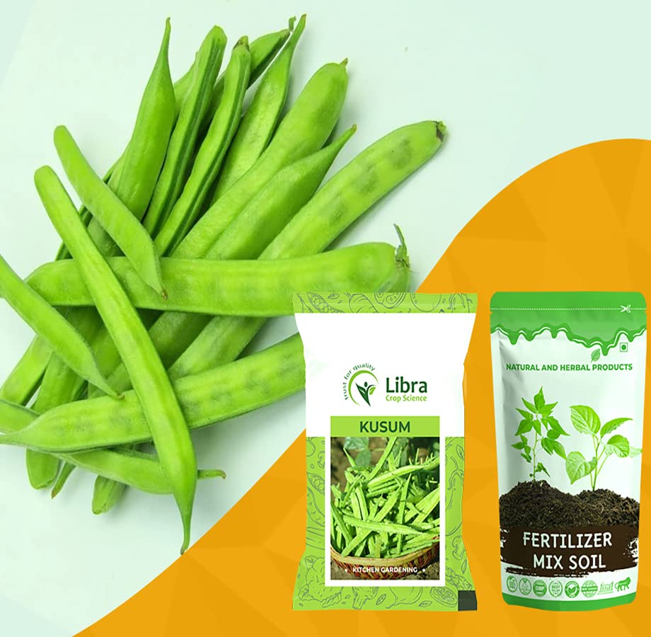 Cluster Bean Seeds for Home Garden | Farming | Vegetable | Kitchen | Hybrid | Planting | Terrace | Balcony | Eating | Guar | Gavar | Gawar - 40 Gram : 1112 Seed (KUSUM) (B0B2P98R13) Amazon Price History, Amazon Price Tracker