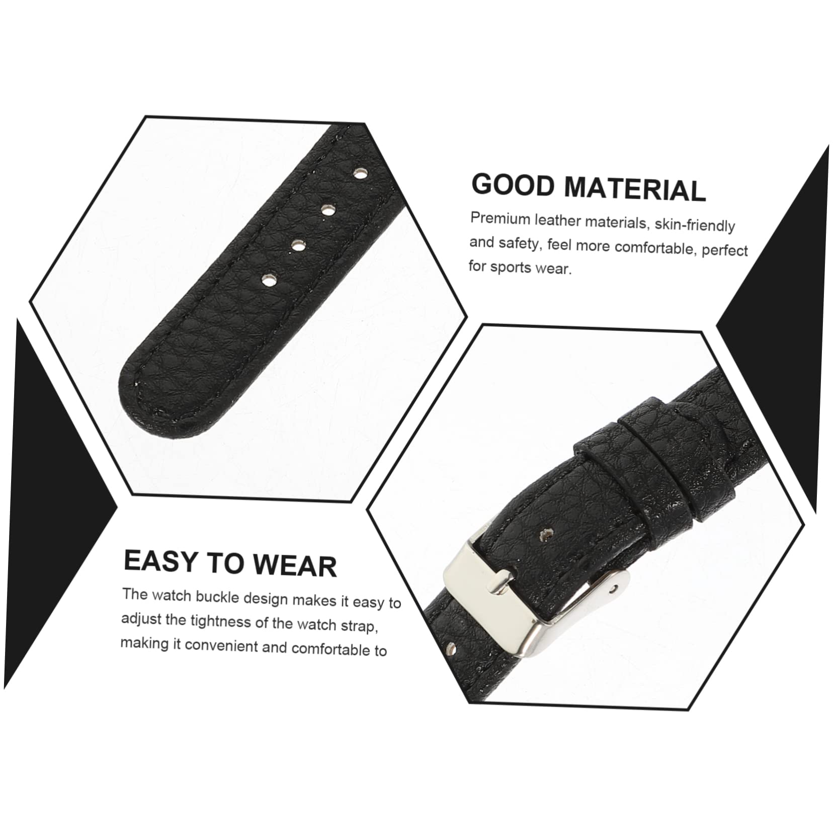 Hemobllo 5stücke Leder Uhrband Für Luxe Vielseitig Einsetzbar Austauschbar Elegantes Design Langlebiges Material Für Jeden Anlass