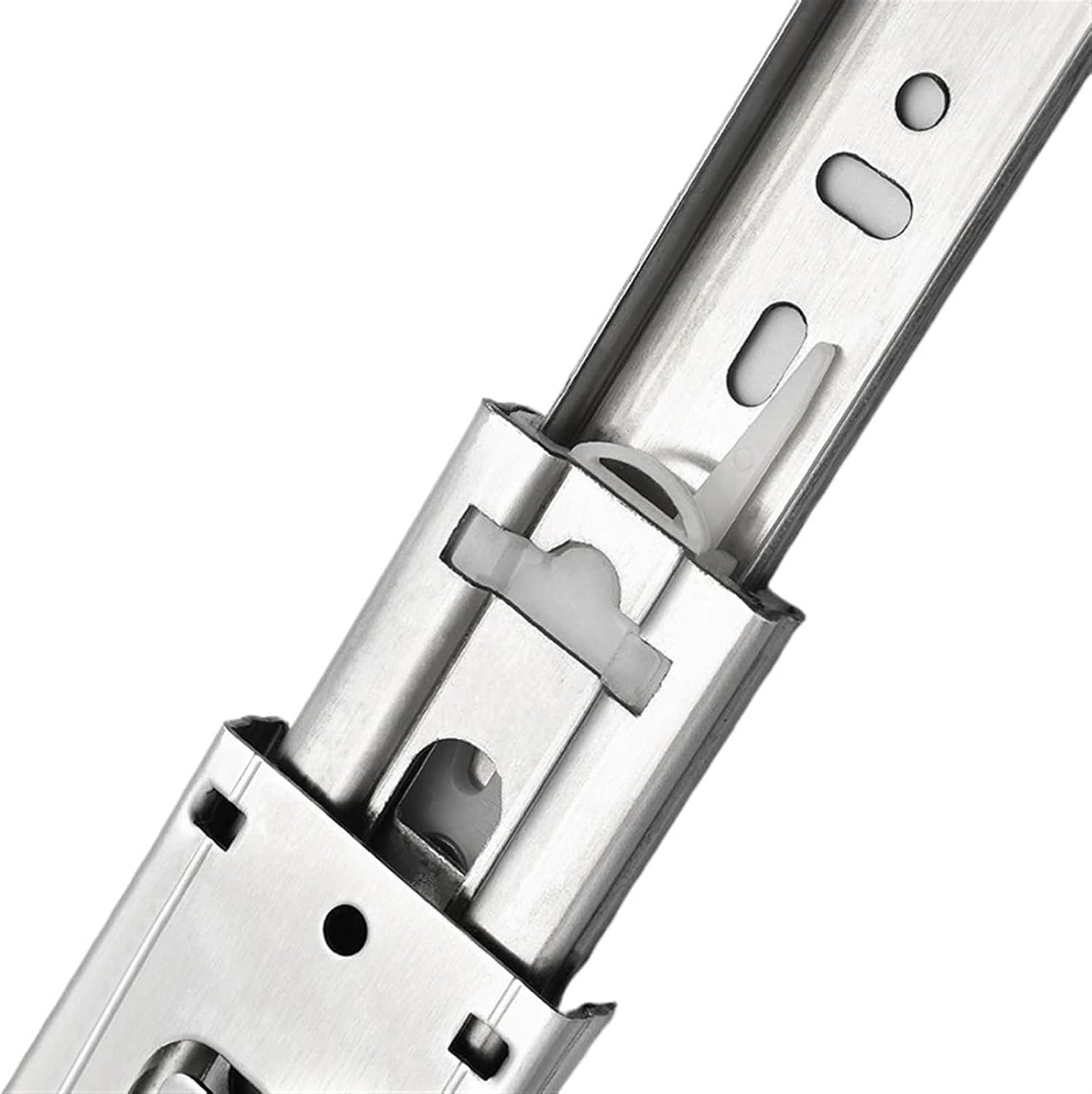 10" - 22" Drawer Slides Soft Close Drawer Track Three-Section Drawer Rails Cabinet Roller Furniture Hardware(Normal 20inch 50cm)