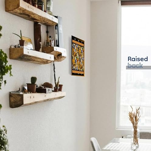 Miniatura 4 de 3dRose Beverly espátula Halloween diseñoEspantapájaros, diseño de girasoles, y calabazasRelojes de pared